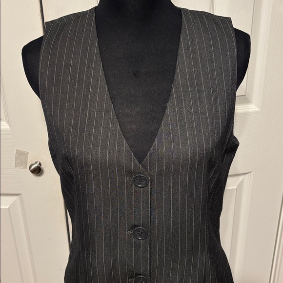 Steve Madden Sleeveless Pinstripe Mini Dress - Picture 2 of 9